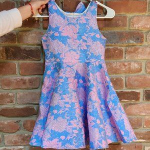 Kidpik sz 10 pink and blue dress